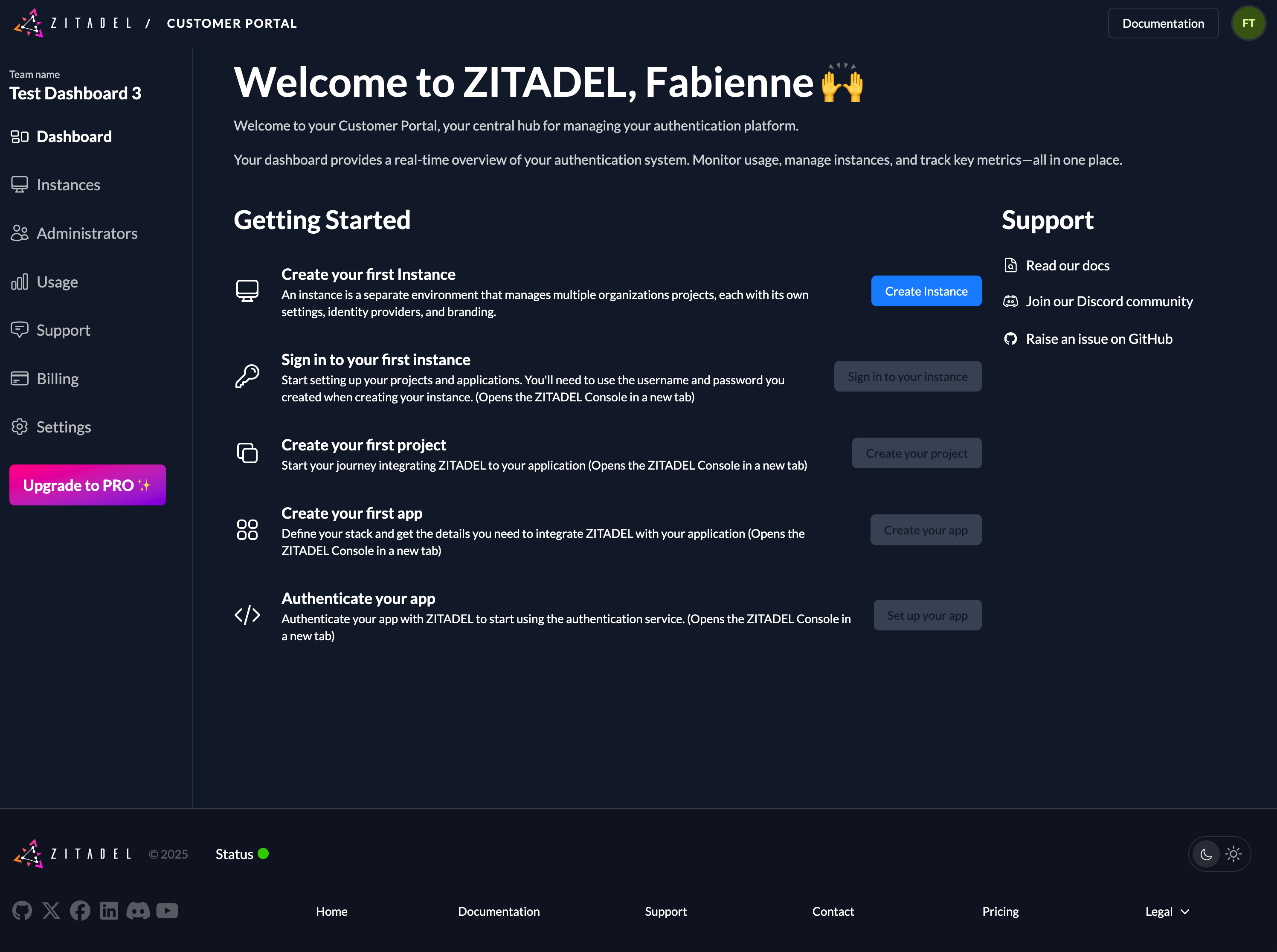 Create Instance