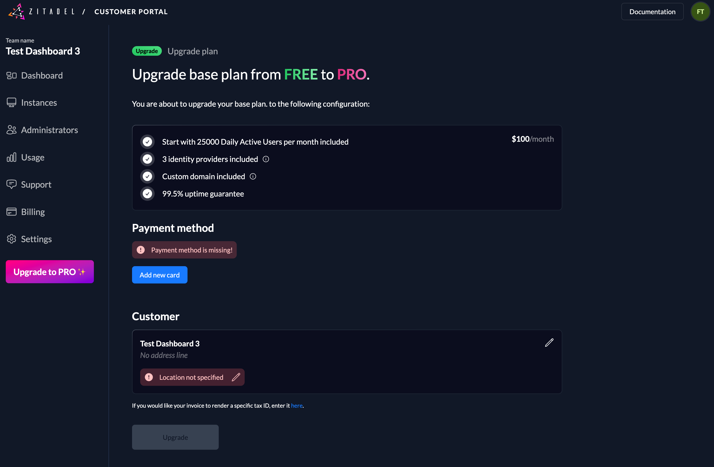 Upgrade to Pro